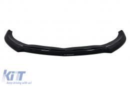 Estensione labbro anteriore per Mercedes A W176 AMG Facelift 15-18 Nero lucido-image-6086437