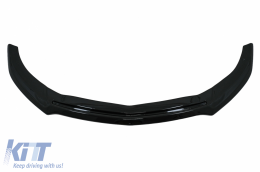 Estensione labbro anteriore per Mercedes A W176 AMG Facelift 15-18 Nero lucido-image-6108099