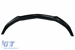 Estensione labbro anteriore per Mercedes A W176 AMG Facelift 15-18 Nero lucido-image-6108102