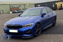 Estensione minigonne laterali per BMW 3 G20 G21 2018+ M Sport Look Nero lucido-image-6084858