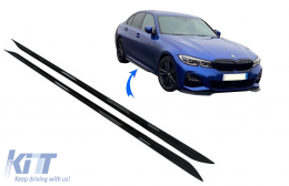 Estensione minigonne laterali per BMW 3 G20 G21 2018+ M Sport Look Nero lucido-image-6084878