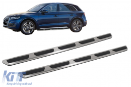 Estribos Estriberas Pasos laterales para Audi Q5 FY (2018-2020) Antideslizante-image-6109856