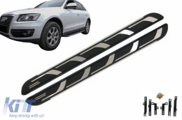 Estribos Pasos laterales para Audi Q5 8R 2008-2016 Antideslizante KITT Look-image-6060734