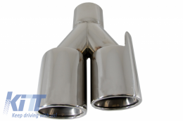 Exhaust Muffler Tips Quad suitable for BMW 3 Series E46 E90 E92 E93 F30 F31 4 Series F32 F33 F36 5 Series E60 F10 F11 G30 6 Series F06 F12 F13 M3 M5 M-Power Design-image-6044069