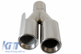 Exhaust Muffler Tips Quad suitable for BMW 3 Series E46 E90 E92 E93 F30 F31 4 Series F32 F33 F36 5 Series E60 F10 F11 G30 6 Series F06 F12 F13 M3 M5 M-Power Design-image-6044081