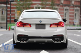 Exhaust Muffler Tips suitable for BMW 5 Series G30 G31 G38 6 Series G32 (2016-2020) 540i Design Chrome-image-6097493