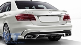 Exhaust Muffler Tips suitable for Mercedes S-Class W222 E-Class W212 S212 Facelift CLS W218 SL-Class R231 E65 S65 SL65 Design-image-6031750