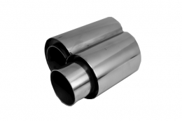 Exhaust Muffler Tips suitable for PORSCHE Carrera 911 996 997 (1997-2008) Turbo Quad Exhaust Tips-image-6015596