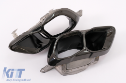 Exhaust MufflerTips suitable for BMW X5 G05 X6 G06 X7 G07 M-Package (2018-up) M Sport Design-image-6103862