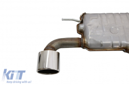 Exhaust System Double Outlet Single Exhaust Pipes suitable for VW Scirocco (2008-up) R Design-image-6079377