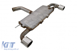 Exhaust System Double Outlet Single Exhaust Pipes suitable for VW Scirocco (2008-up) R Design-image-6079379