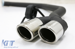 Exhaust System suitable for BMW 5 Series F10 (2011-2016) 102-433/70RS Twin Double Exhaust Pipes-image-5996579