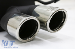 Exhaust System suitable for BMW 5 Series F10 (2011-2016) 102-433/70RS Twin Double Exhaust Pipes-image-6072873