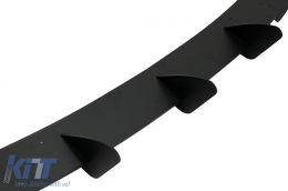 Extensión para difusor Y Divisores laterales traseros para VW Golf 6 GTI 2008-2013 Negro-image-6077151