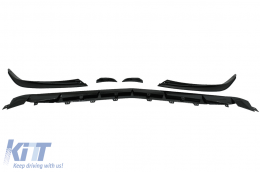 Extensión parachoques para Mercedes A A45 W177 V177 18+ A45S Design Negro brillante-image-6084795