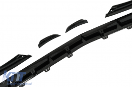 Extensión parachoques para Mercedes A A45 W177 V177 18+ A45S Design Negro brillante-image-6084796