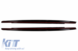 Extensiones faldones laterales para BMW Serie 5 G30 G31 17+ M5 Design Negro-image-6091762