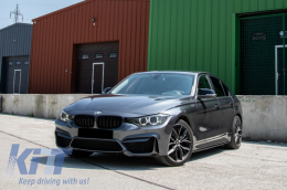 Extensions lèvres jupes latérales pour BMW 3er F30 F31 11+ Look M-Performance-image-6055196