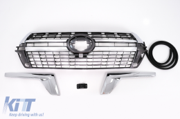 Facelift-Kit für TOYOTA Land Cruiser FJ200 Nachrüstung 08-15 bis 2016 LC 200 Modelle-image-6076410