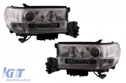 Facelift-Kit für TOYOTA Land Cruiser FJ200 Nachrüstung 08-15 bis 2016 LC 200 Modelle-image-6076415