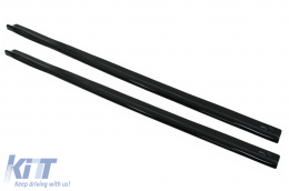 Faldones laterales Extensión para Mercedes Clase A W176 Sport Line A45 2012-2018 Negro-image-6108097