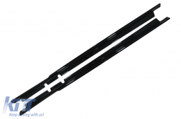 Faldones laterales Extensiones para Seat Leon Mk4 2020+ Negro brillante Establecer-image-6094435