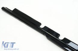 Faldones laterales Extensiones para Seat Leon Mk4 2020+ Negro brillante Establecer-image-6094438