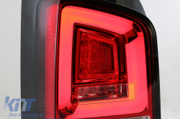 Fanali Full LED Dynamic per VW Transporter V T5 03-09 Fendinebbia Rosso Bianco-image-6073028