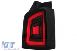 Fanali Full LED Dynamic per VW Transporter V T5 03-09 Fendinebbia Rosso Bianco-image-6099563