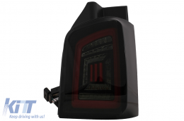 Fanali Full LED Dynamic per VW Transporter V T5 03-09 Fendinebbia Rosso Bianco-image-6099577