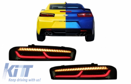 Fanali Full LED per Chevrolet Camaro 15-18 Dinamica sequenziale Turning Lights-image-6043876