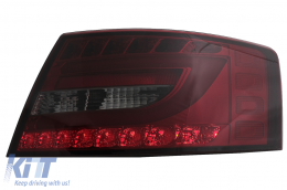 Fanali LED per Audi A6 C6 4F Limousine 04.2004-2008 Fumo rosso 7PIN-image-44042