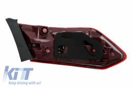 Fanali LED per Mercedes E W212 09-13 Conversione Facelift Design rosso chiaro-image-5992089