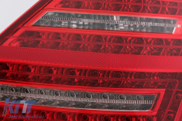 Fanali LED per Mercedes S W221 05-09 Red Clear Facelift Design Dynamic-image-6092548