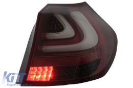 Fanali Luci Posteriori LED per BMW Serie 1 E81 E87 2004-08.2007 LEDBar Rosso-image-6109868