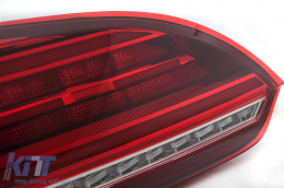 Fanali Luci Posteriori LED per VW Scirocco Hatchback 137 Mk3 08-14 Rosso Segnale Dinamico-image-6110141