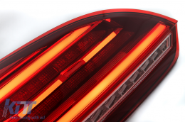 Fanali Luci Posteriori LED per VW Scirocco Hatchback 137 Mk3 08-14 Rosso Segnale Dinamico-image-6110152