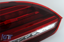 Fanali Luci Posteriori LED per VW Scirocco Hatchback 137 Mk3 08-14 Rosso Segnale Dinamico-image-6110155