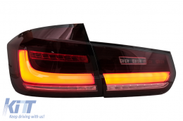 Fanali posteriori a LED BAR per BMW 3 F30 Pre LCI e LCI 11-19 Dynamic Sequential-image-6105812