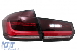 Fanali posteriori a LED BAR per BMW 3 F30 Pre LCI e LCI 11-19 Dynamic Sequential-image-6105814