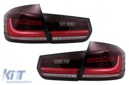 Fanali posteriori a LED BAR per BMW 3 F30 Pre LCI e LCI 11-19 Dynamic Sequential-image-6105816