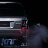 Fanali posteriori a LED Glohh LightBar adatti per Range Rover Sport L320 (2005-2013) GL-3x Dynamic Smoke-image-6040961