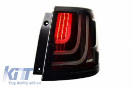 Fanali posteriori a LED Glohh LightBar adatti per Range Rover Sport L320 (2005-2013) GL-3x Dynamic Smoke-image-6041147