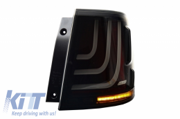 Fanali posteriori a LED Glohh LightBar adatti per Range Rover Sport L320 (2005-2013) GL-3x Dynamic Smoke-image-6041149