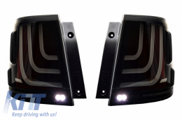 Fanali posteriori a LED Glohh LightBar adatti per Range Rover Sport L320 (2005-2013) GL-3x Dynamic Smoke-image-6041150