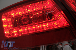 Fanali posteriori a LED per Audi A4 B7 Avant 8ED 11.2004-2007 rosso chiaro-image-6086883