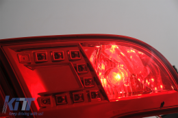 Fanali posteriori a LED per Audi A4 B7 Avant 8ED 11.2004-2007 rosso chiaro-image-6086887