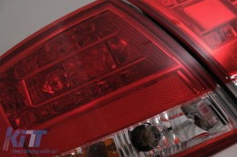 Fanali posteriori a LED per Audi A4 B7 Avant 8ED 11.2004-2007 rosso chiaro-image-6086893