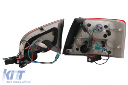 Fanali posteriori a LED per Audi A4 B7 Avant 8ED 11.2004-2007 rosso chiaro-image-6086895