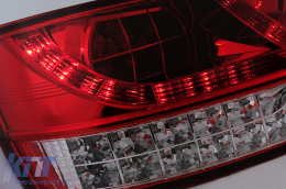 Fanali posteriori a LED per Audi Q7 4L 2006-2009 rosso chiaro Taillights-image-6099533